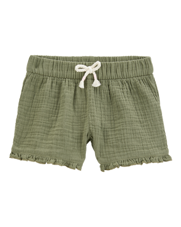 Toddler Ruffle Gauze Shorts, 