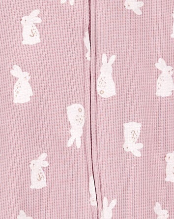 Baby Bunny 2-Way Zip Thermal Sleeper Pyjamas, 