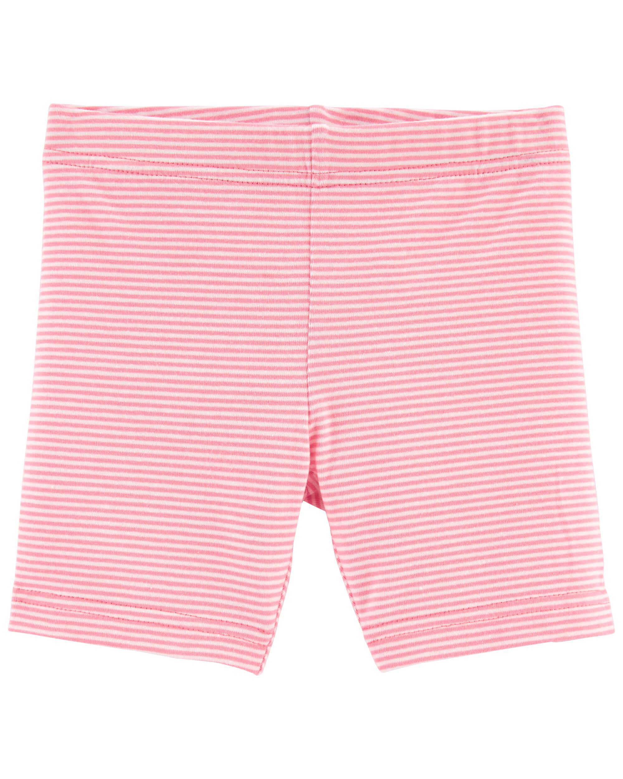 Striped Bike Shorts