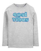 Enfant T-shirt à manches longues Cool vibes - Gris, image 1 sur 3 diapositives