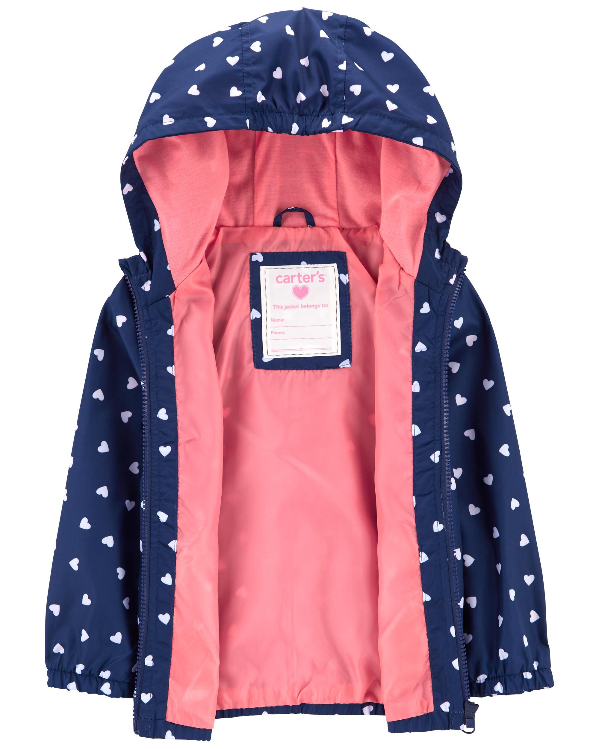 Carters girls rain jacket outlet