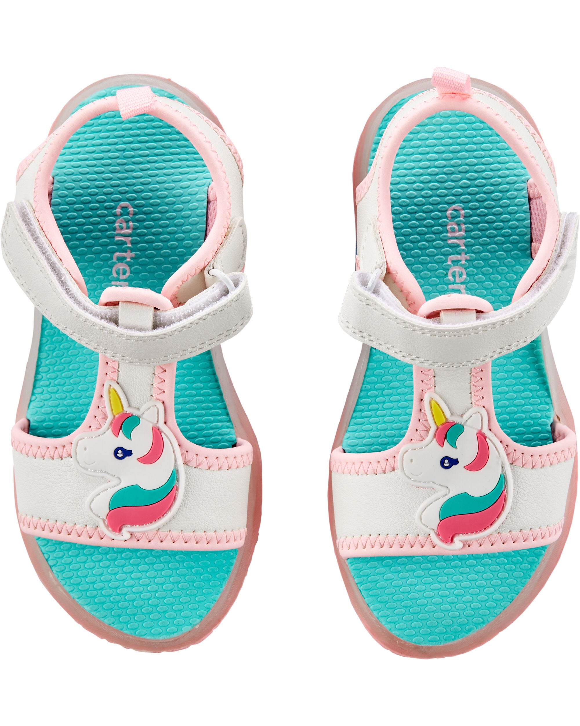 carter's unicorn sandals