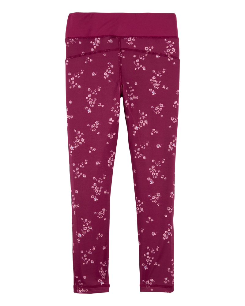 Brun rougeatre Enfant Legging de sport en tissu BeCoolMC a motifs de fleurs Carter s Oshkosh Canada