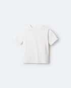 Tout-petit - T-shirt d&eacute;contract&eacute; &agrave; manches courtes et imprim&eacute; - Cr&egrave;me, image 2 sur 6 diapositives