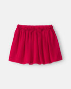 Toute-petit fille - Jupe-short &agrave; carreaux &ndash; Rouge, image 1 sur 3 diapositives