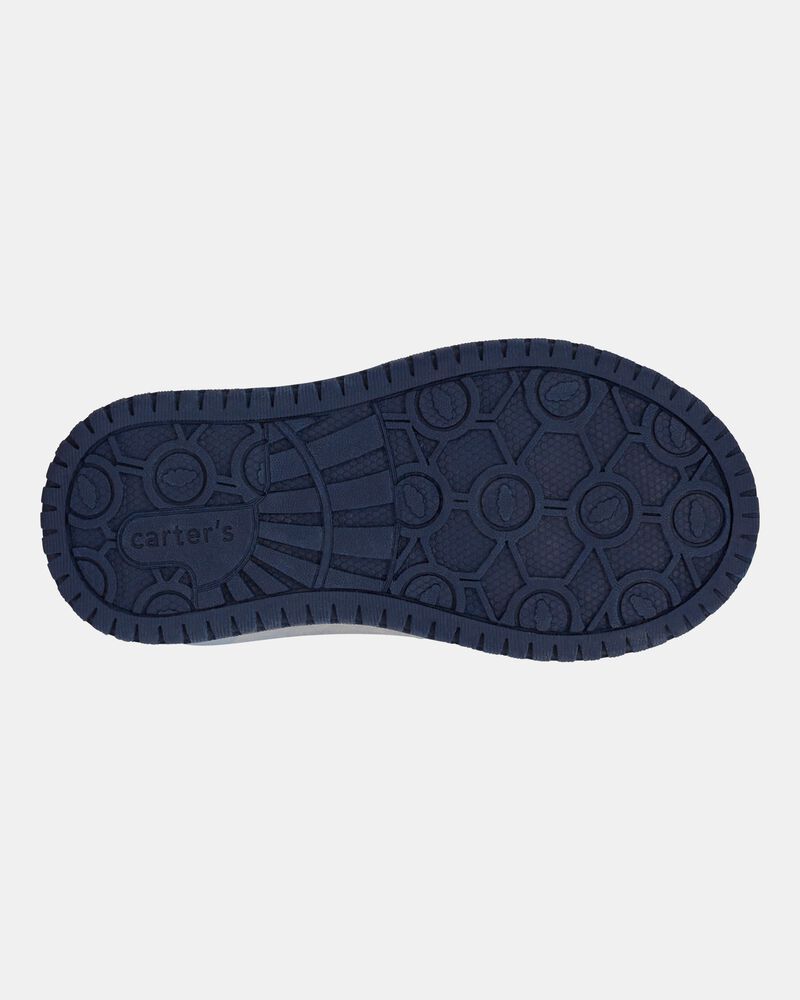 Toddler Light-Up Casual Sneakers - White/Navy, image 6 of 8 slides