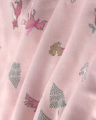 Baby Girl Woodland 2-Way Zip PurelySoft&trade; Wearable Blanket - Pink, image 3 of 5 slides