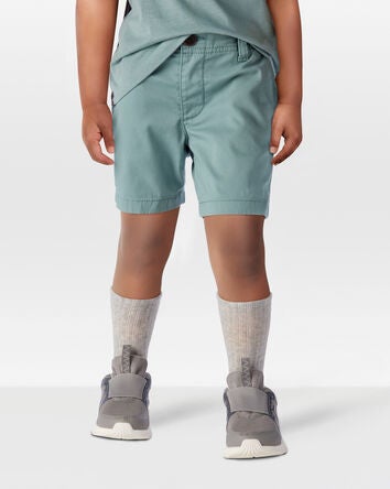 Toddler Flat-Front Shorts - Teal, 