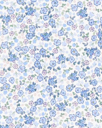 Toddler 4-Piece Floral Cotton Pyjamas, 