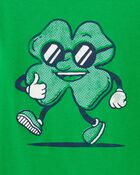 Boys St. Patrick's Day Long-Sleeve Tee - Green, image 2 of 3 slides