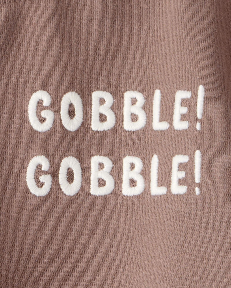 Baby Organic Cotton Gobble Gobble French Terry Bubble , image 3 of 4 slides