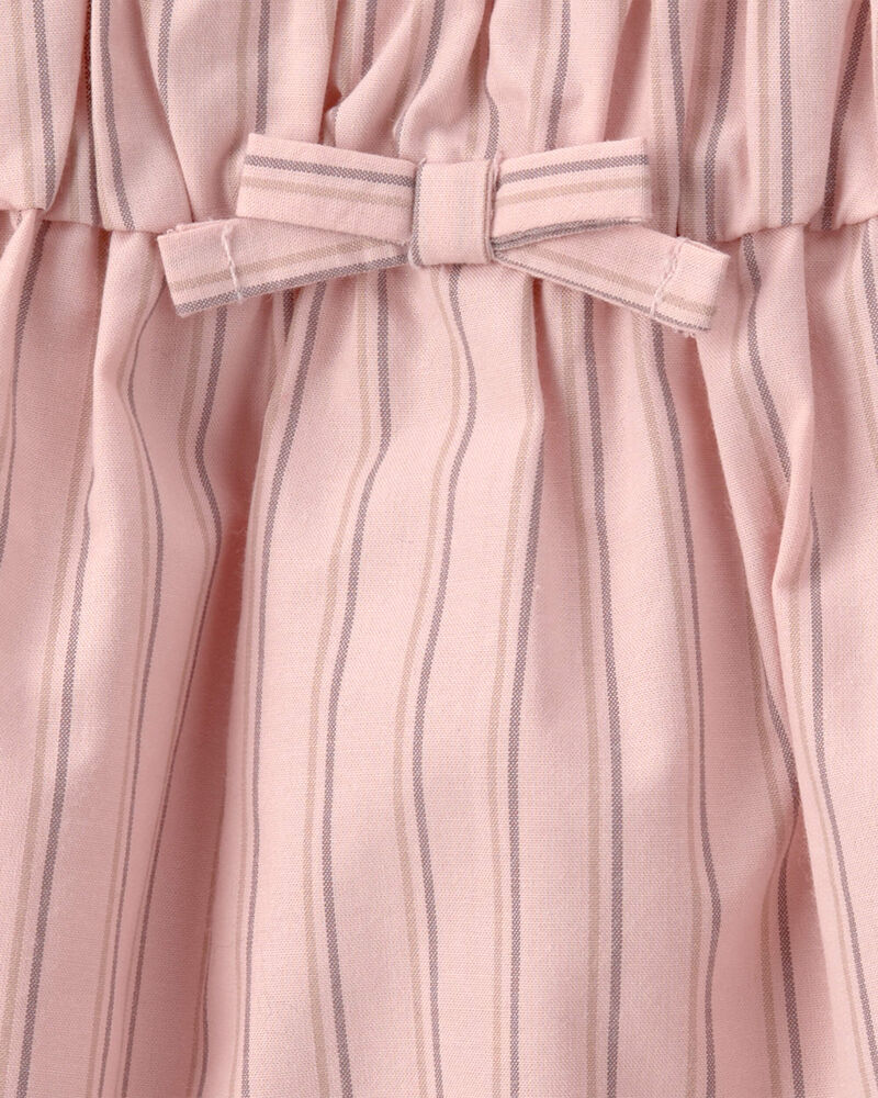 Baby Girl Striped Sleeveless Dress - Pink, image 3 of 4 slides