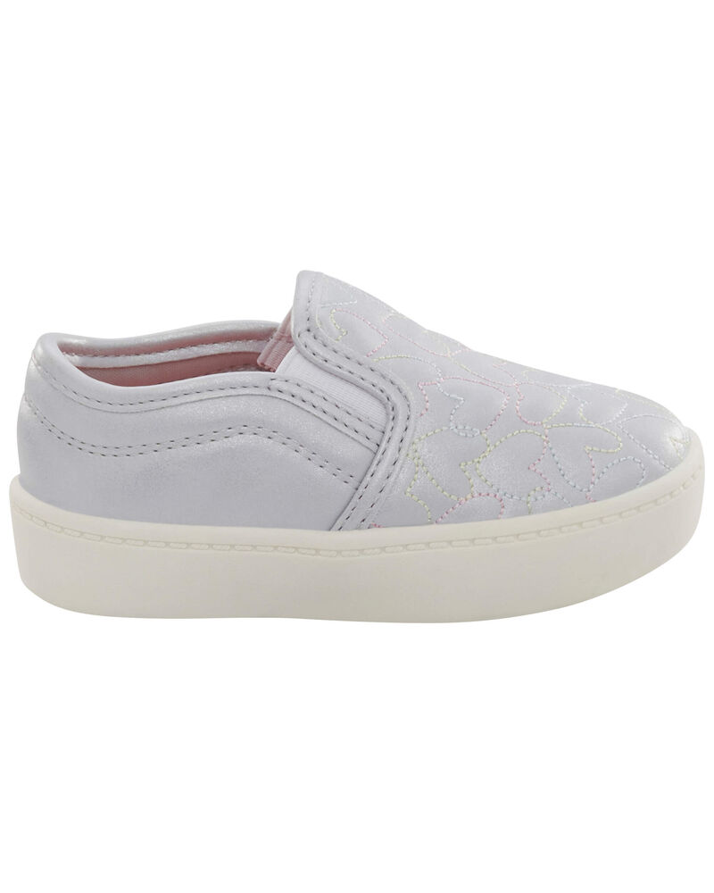 Toddler Hearts Slip-On Shoes, image 2 of 6 slides