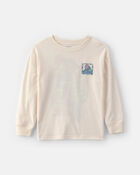 Boys Landscape Long-Sleeve Graphic Tee - Ivory, image 1 of 5 slides