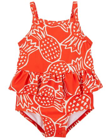 Pineapple 1-Piece Swimsuit, 
