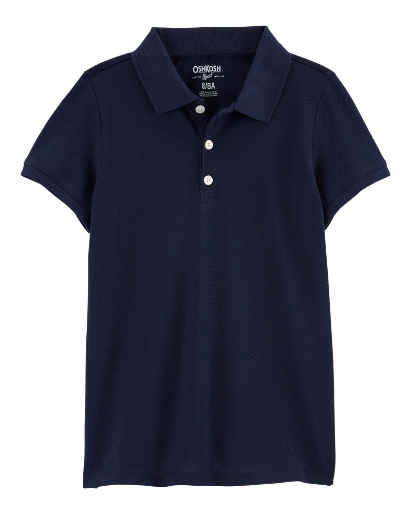 Filles - Polo d'uniforme scolaire en piqu&eacute;, image 1 sur 2 diapositives