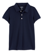 Filles - Polo d'uniforme scolaire en piqu&eacute;, image 1 sur 2 diapositives