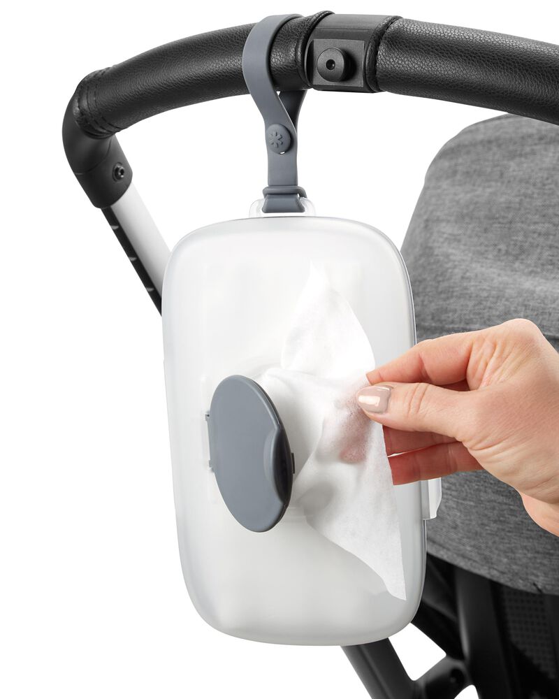 Grab & Go Snug Seal Wipes Case - Grey, image 6 of 6 slides
