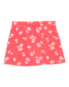 Kid Floral Pull-On Golf Skort - Orange, image 1 of 4 slides