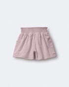 Toddler Girl Swing Shorts with Pockets - Rose, image 5 of 6 slides