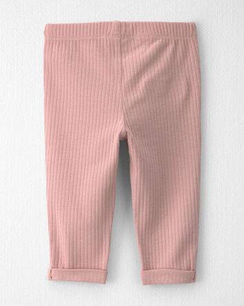 Baby Girl 2-Pack Organic Cotton Leggings, 