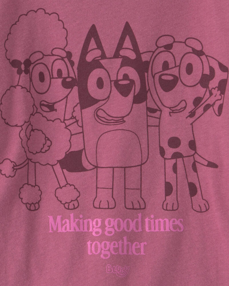 Toute-petite fille &ndash; T-shirt manches longues &agrave; motif Bluey&trade; &ndash; Rose, image 2 sur 2 diapositives