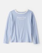Girls Drama Club Long-Sleeve Graphic Tee - Blue, image 1 of 3 slides