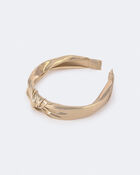 Toddler Girl Metallic Knotted Headband - Gold, image 2 of 5 slides