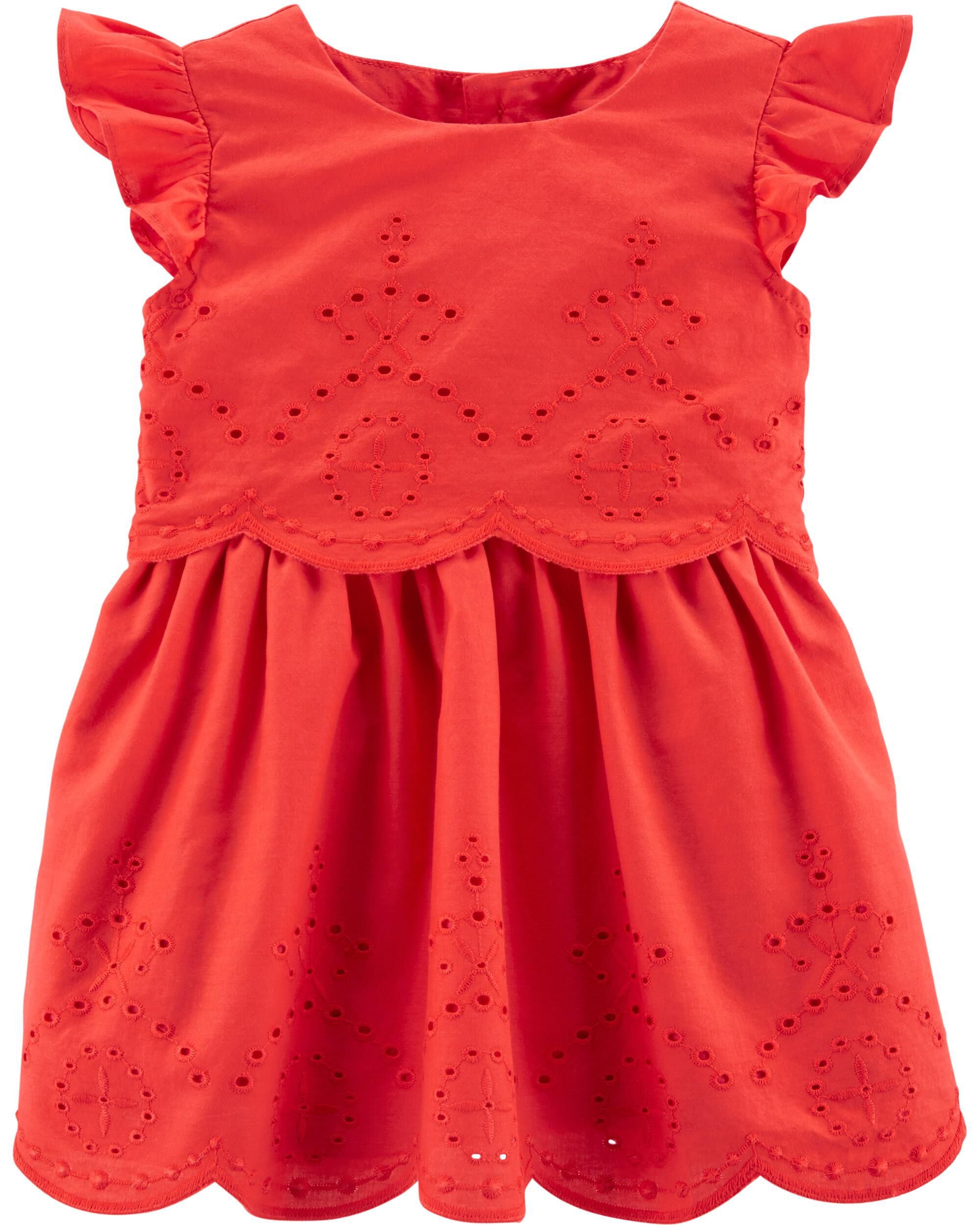 baby eyelet dress