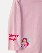 Toute-petite fille &ndash; T-shirt manches longues &agrave; motif Disney&copy; Princesses &ndash; Rose, image 3 sur 4 diapositives