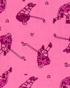 Kid 2-Piece Fuzzy Velboa Hockey Pyjamas, image 2 of 3 slides