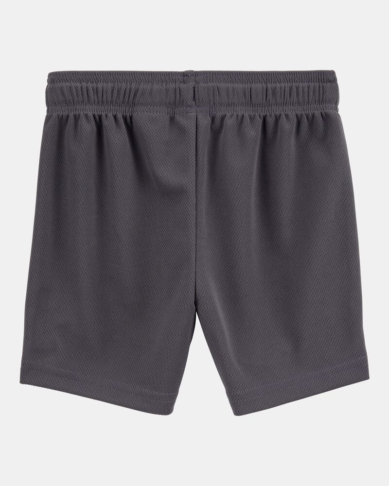 Toddler Boy Active Mesh Shorts - Grey, image 4 of 6 slides
