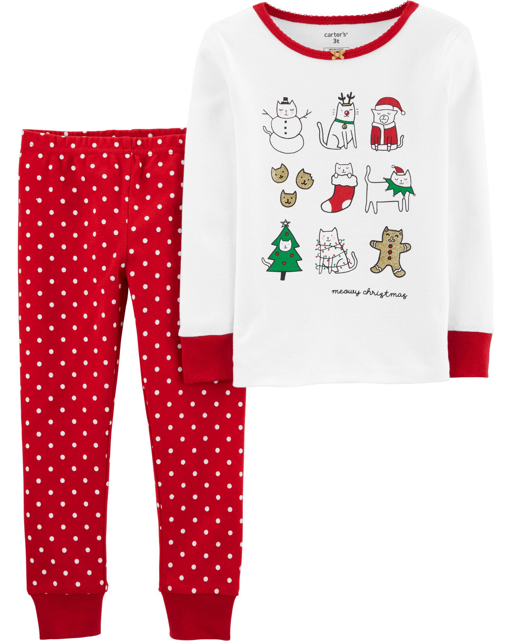 baby christmas pajamas carters
