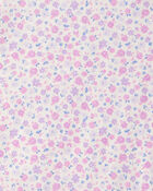 Filles - Ensemble 4 pi&egrave;ces de pyjamas ajust&eacute;s &agrave; manches courtes en 100 % coton, papillons et fleurs - Mauve , image 3 sur 4 diapositives