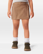 Tout-petit fille - Jupe-short 100% coton - Marron, image 3 sur 7 diapositives