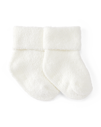 Baby 4-Pack Foldover Booties, 