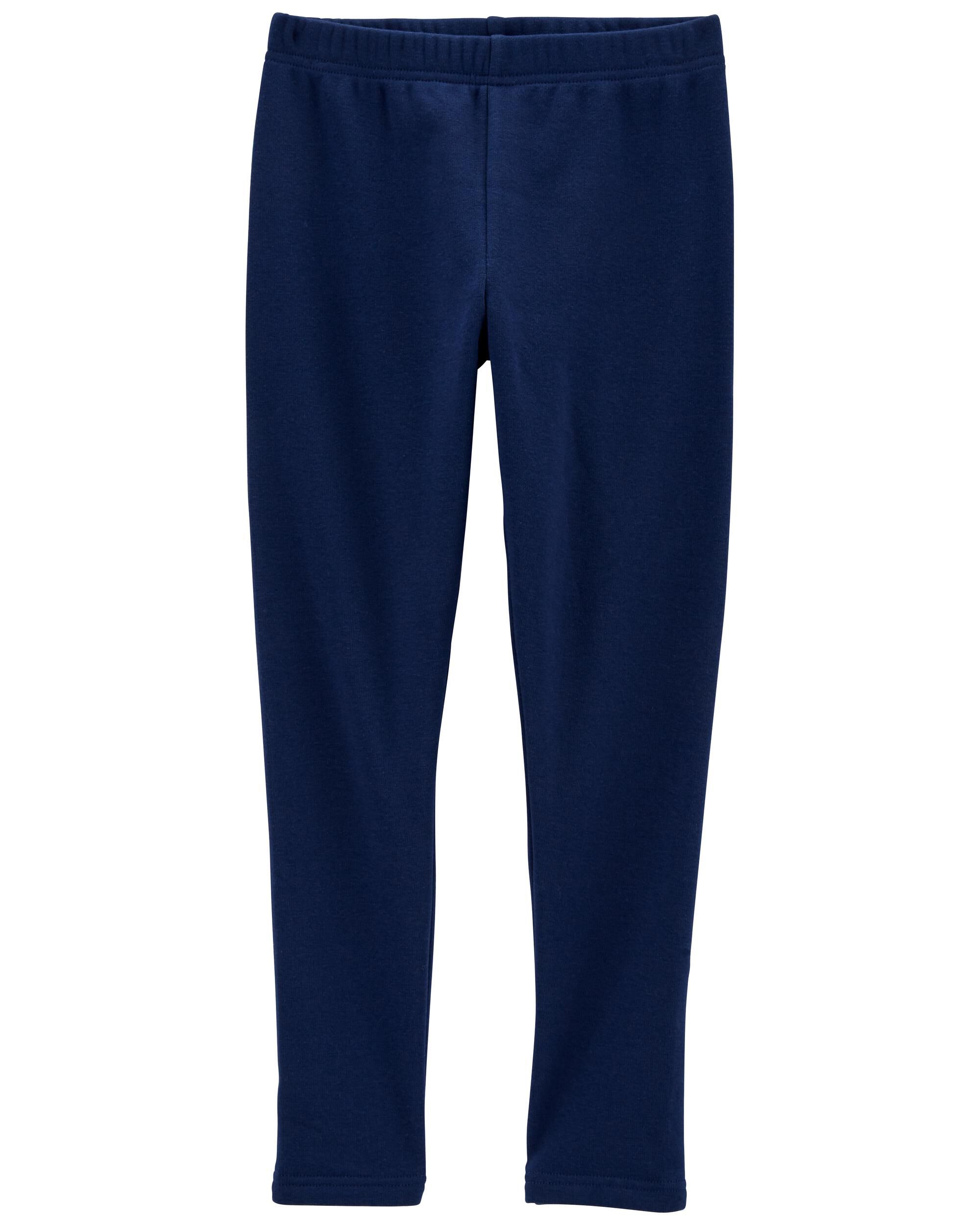 Navy blue clearance fleece lined leggings