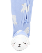 Baby 1-Piece Poodle Fleece Footie Pyjamas, image 3 of 5 slides