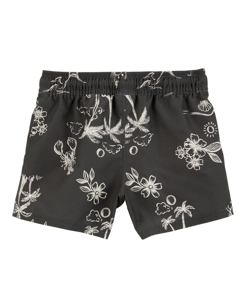 Toddler Palm Tree Swim Trunks, image 2 of 4 slides