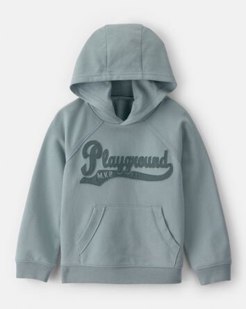 Tout-petit gar&ccedil;on - Sweat &agrave; capuche &agrave; enfiler en polaire &agrave; manches longues - vert, 