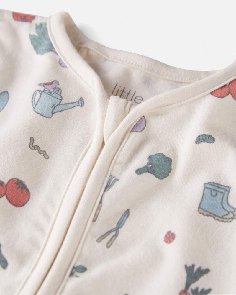 Baby Organic Cotton Sleeper Pyjamas, image 2 of 4 slides