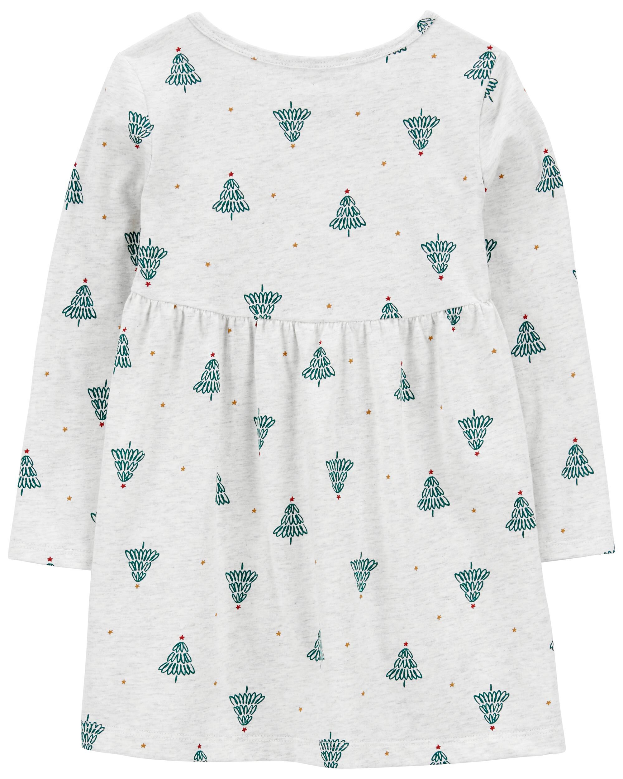 Toddler Girls Toddler Christmas Tee Jersey Dress 2T Carter s
