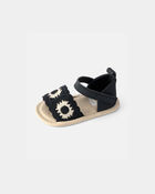 B&eacute;b&eacute; fille - Sandales de style crochet - Noir, image 6 sur 6 diapositives