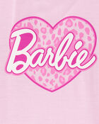 Kid Barbie Loose-Fit 2-Piece Pyjamas - Pink, image 2 of 3 slides