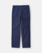 Boys Canvas Pull-On Pants - Navy, image 2 of 4 slides