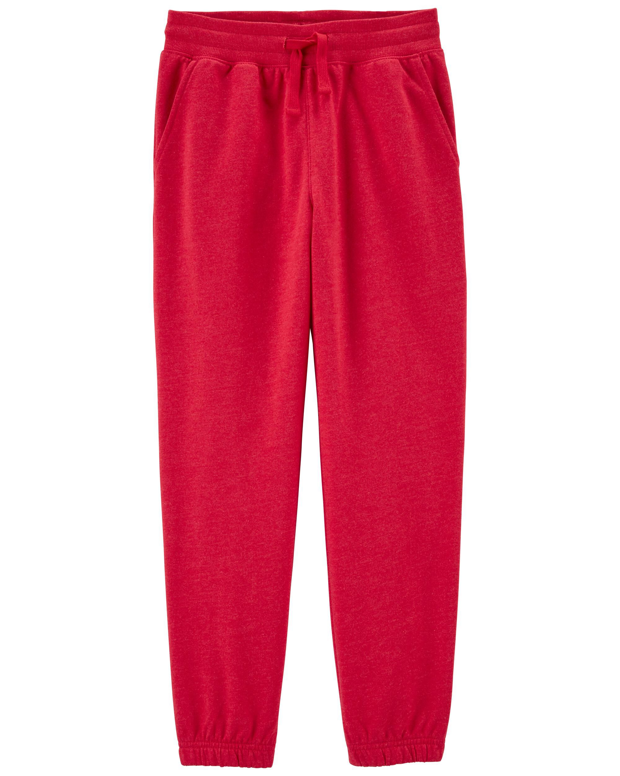 Kids red joggers shop