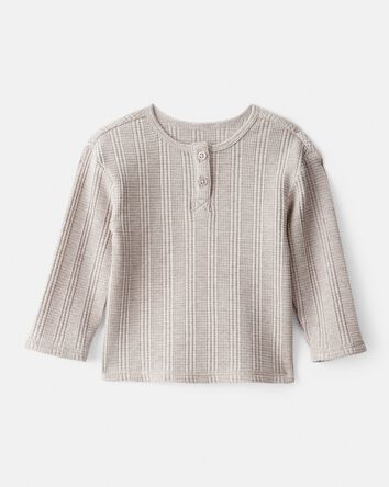 Baby Girl Long-Sleeve Top - Cream, 