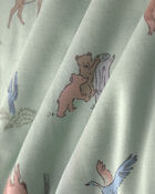 B&eacute;b&eacute; gar&ccedil;on - Couverture &agrave; porter PurelySoft &agrave; fermeture &agrave; glissi&egrave;re double sens &agrave; motif D&eacute;sert &ndash; Vert, image 3 sur 4 diapositives