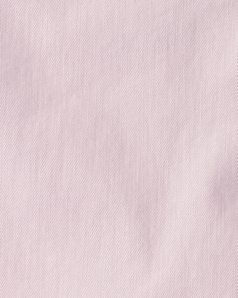 Girls Twill Wrap Skort - Purple, image 4 of 5 slides