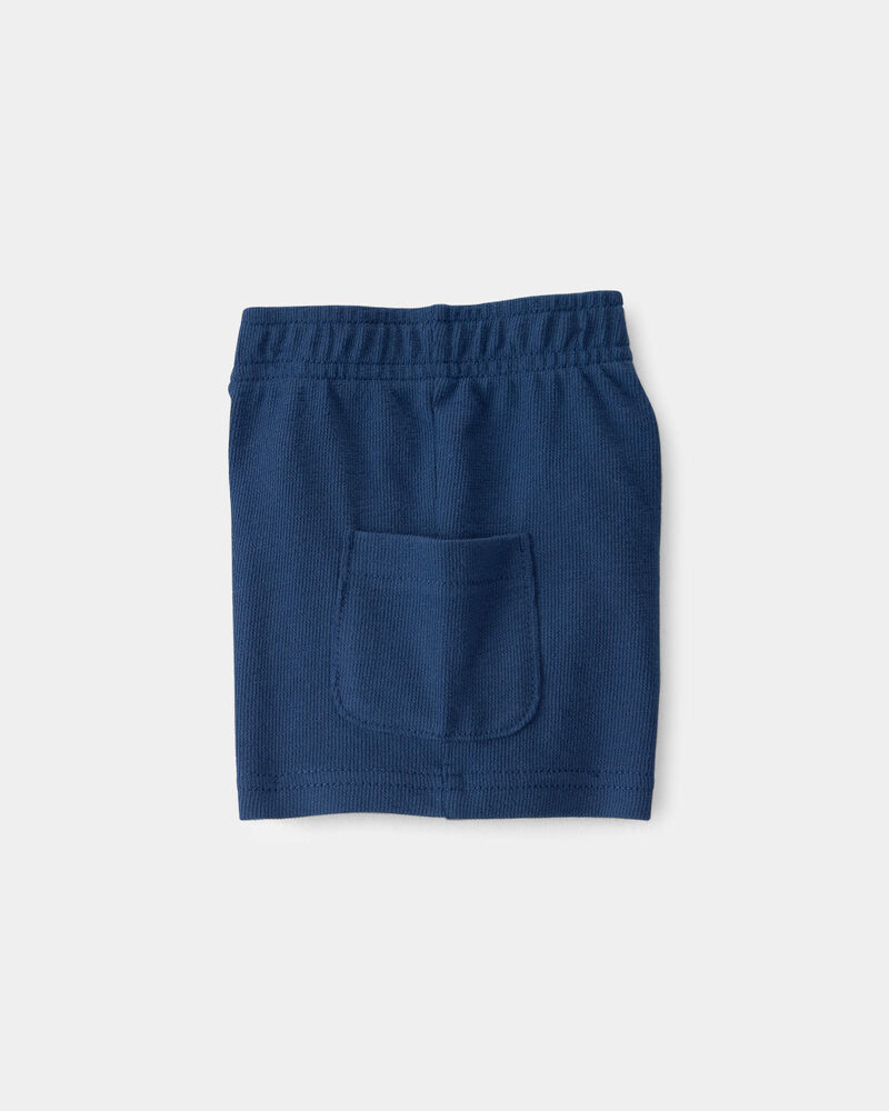 B&eacute;b&eacute; gar&ccedil;on - Ensemble de haut et de short 2 pi&egrave;ces - Bleu, image 2 sur 5 diapositives